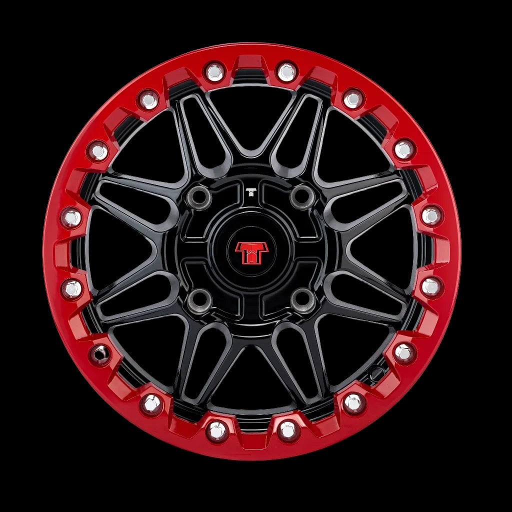 14x7 Ultra-Light Beadlock Wheel Red