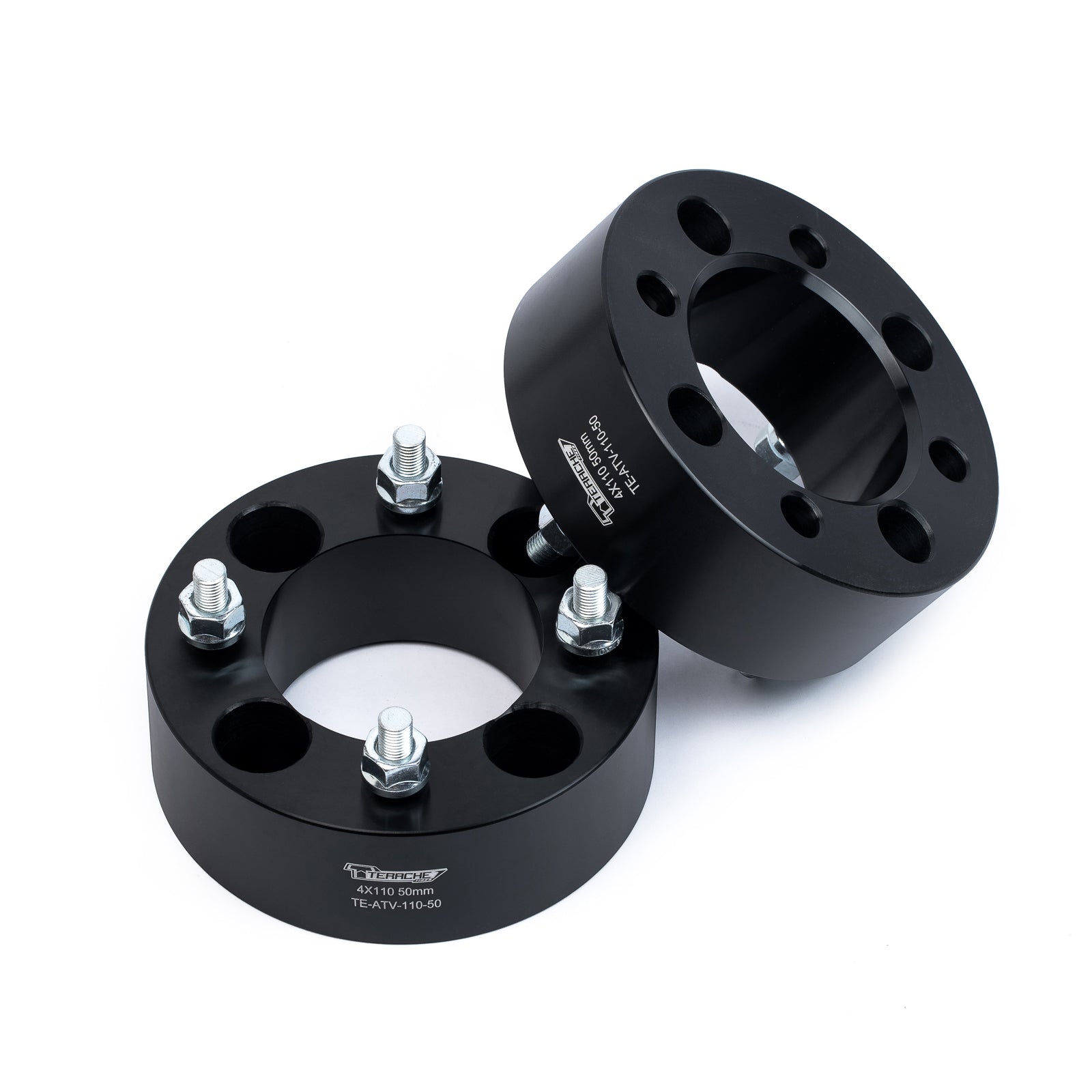 RockTrix 2-Inch ATV Wheel Spacers – 4x137, 10x1.25 Studs, Cone Seat Nuts (Pair)