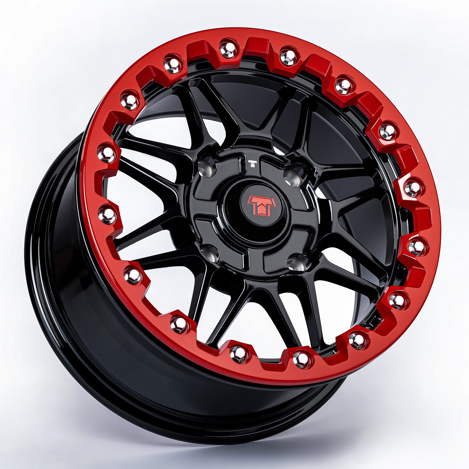 Red 14x7 Beadlock Wheel 4/137 | ATV/UTV | Terache