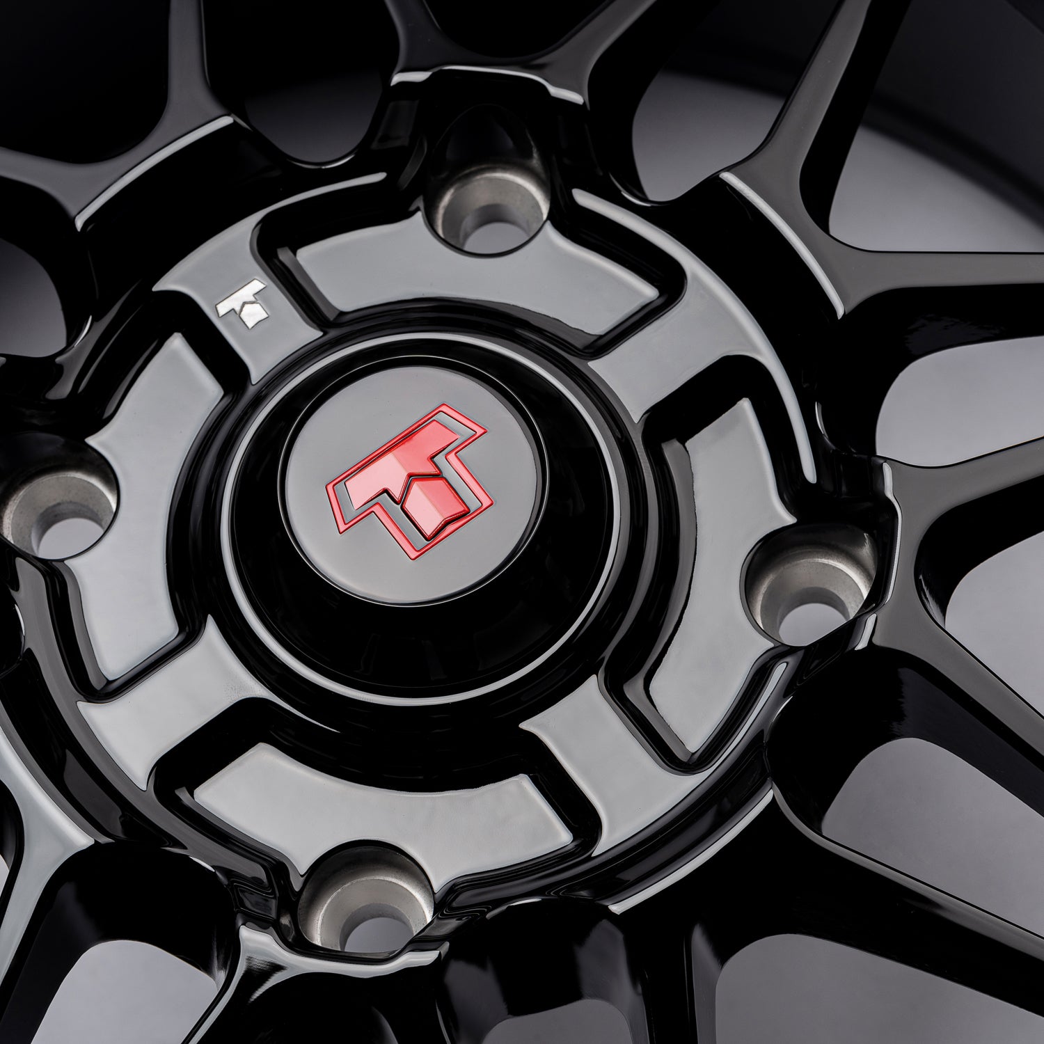 Terache Beadlock Ultra Light Wheel | 14x7 4/137 ATV/UTV Black & Red