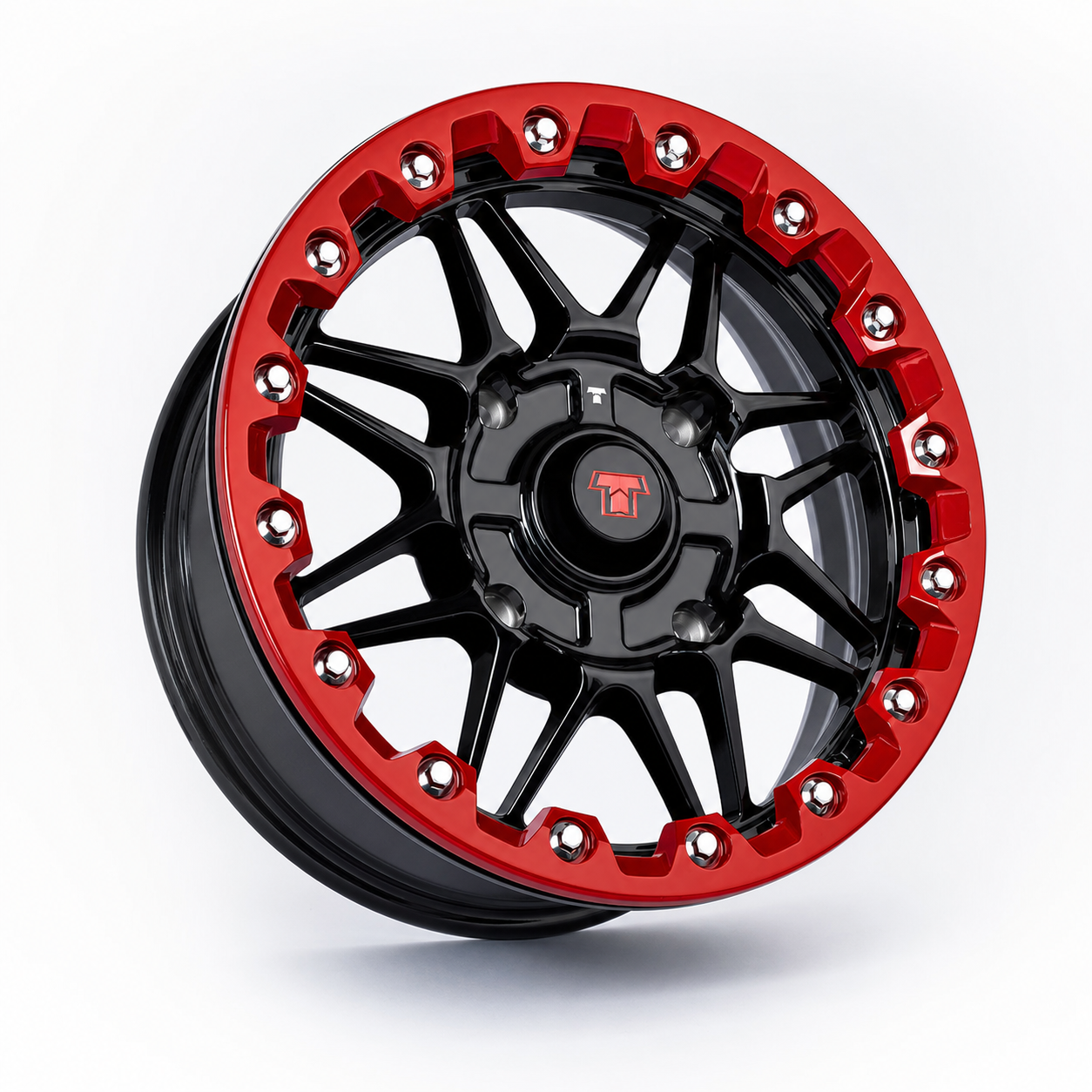 14x5 Ultra-Light Beadlock Wheel Red