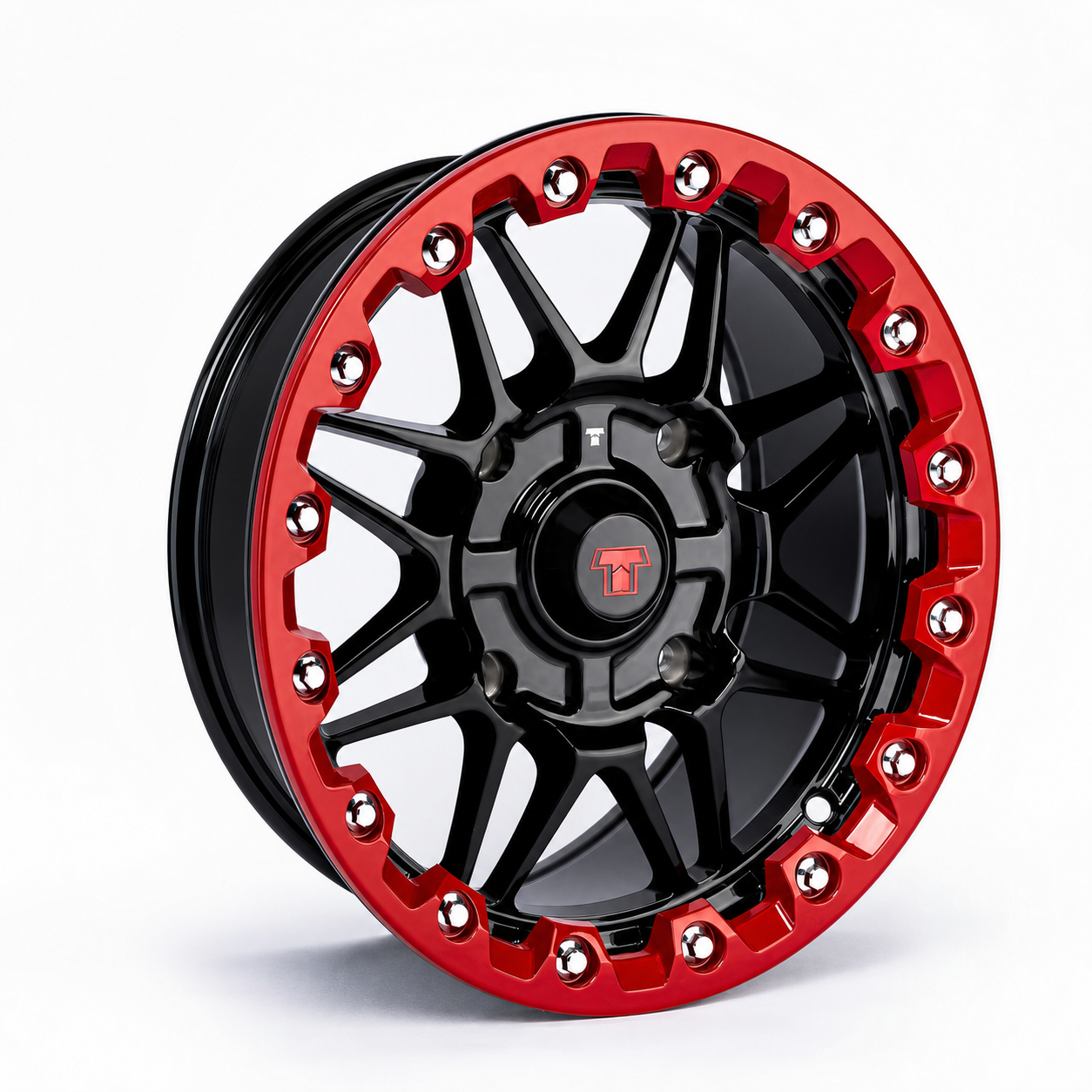 14x5 Ultra-Light Beadlock Wheel Red